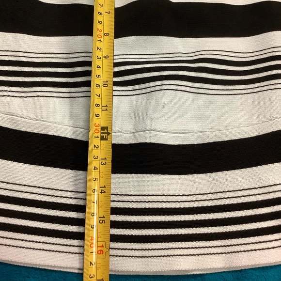 A.L.C Striped Mini Pull On Skirt Lovers + Friends ribbed cropped sweater - Picture 13 of 16